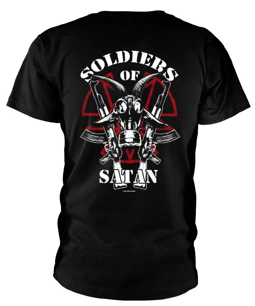Impaled Nazarene 'Soldiers Of Satan' (Black) T-Shirt Back