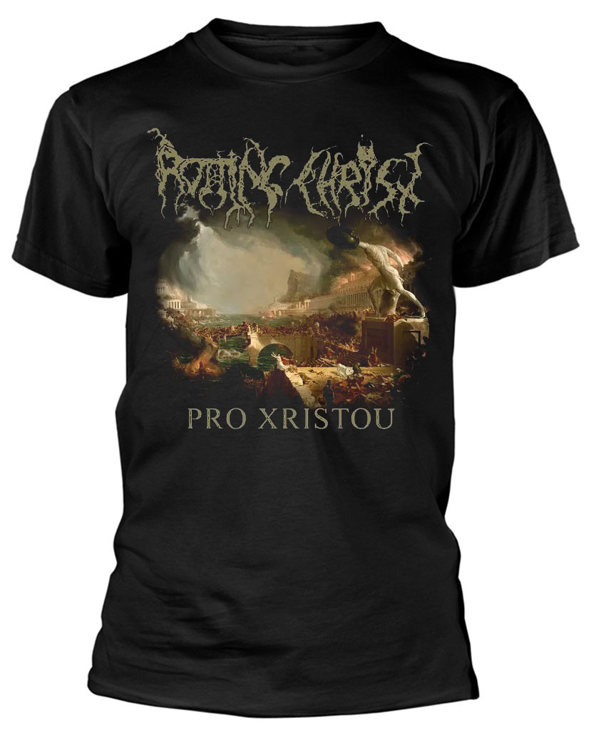 Rotting Christ 'Pro Xristou' (Black) T-Shirt Front