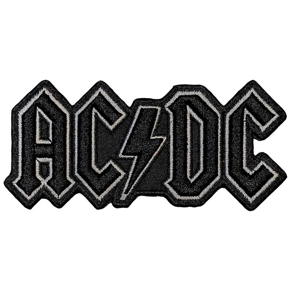 AC/DC 'Black Logo' (Iron On) Patch