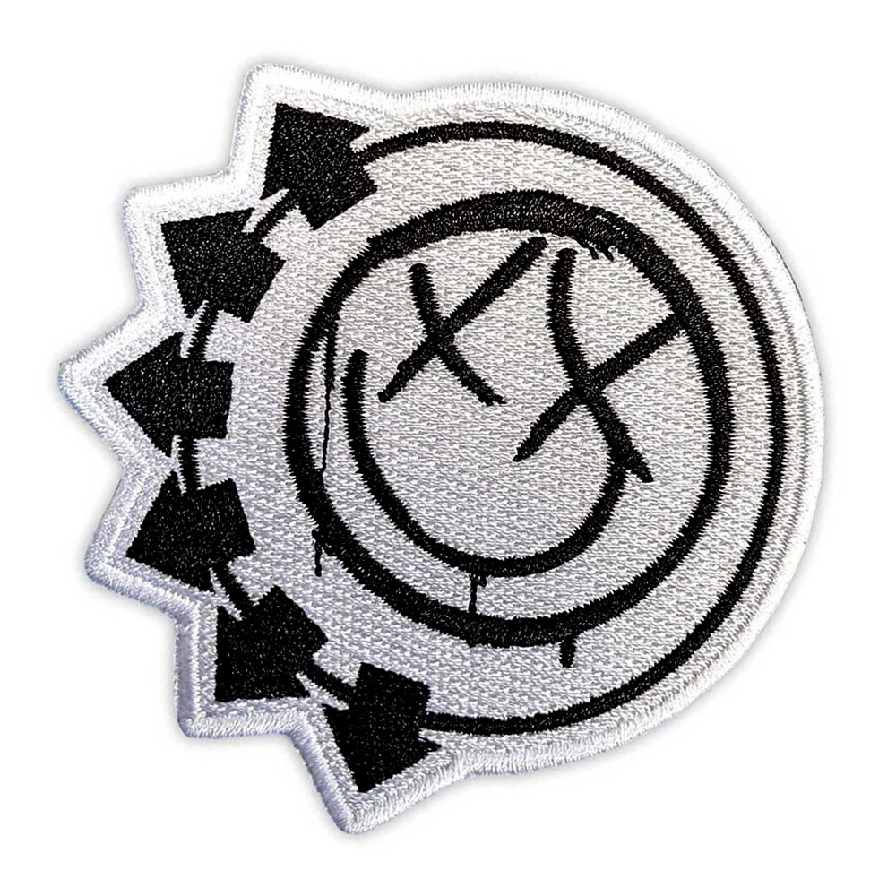 Blink-182 'Black Six-Arrow Smile' (Iron On) Patch