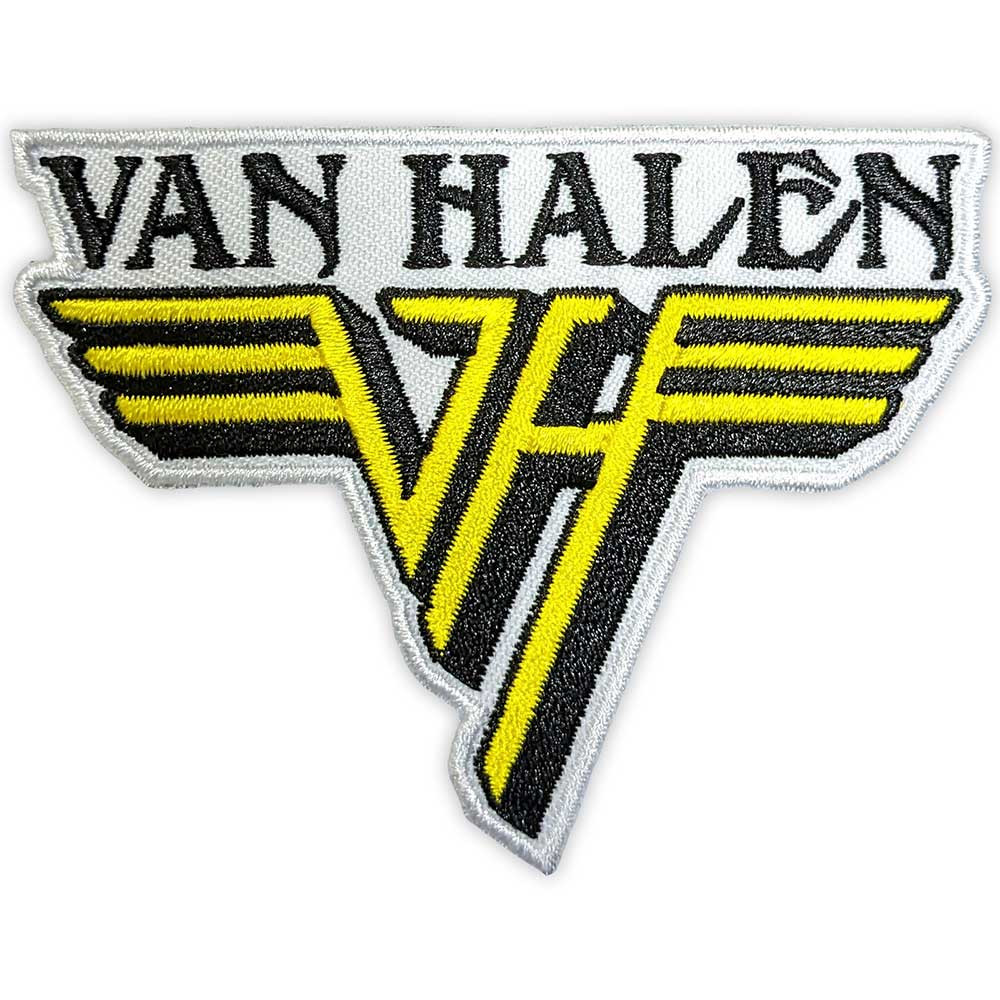 Van Halen 'Text & Yellow Logo' (Iron On) Patch