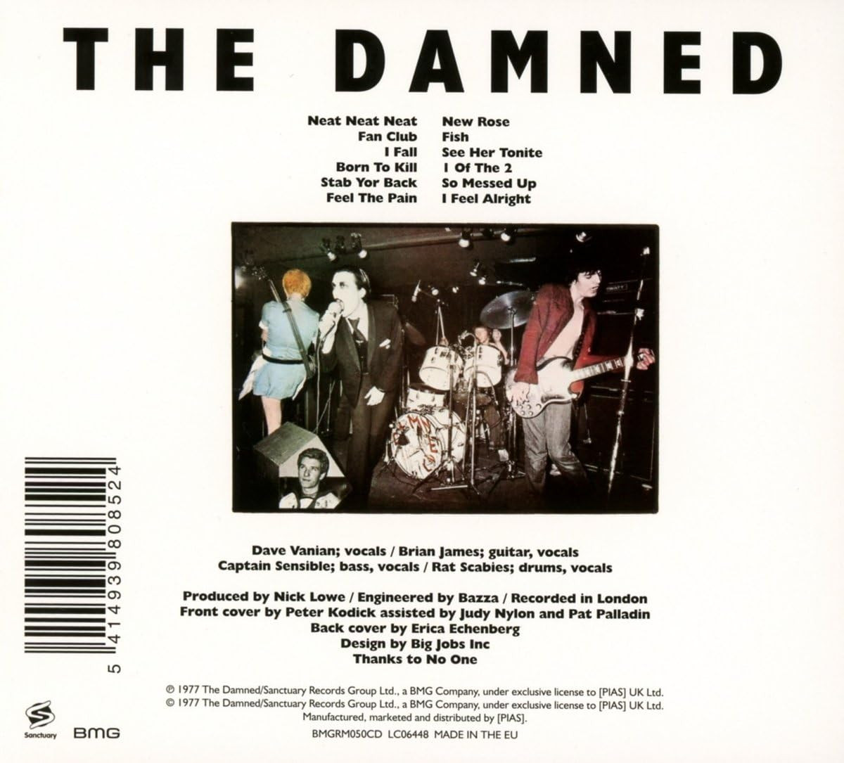 The Damned 'Damned Damned Damned' CD