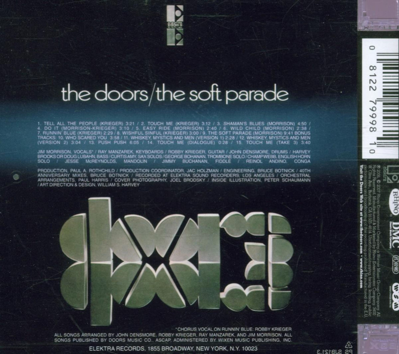 The Doors 'The Soft Parade' (40th Anniversary Mixes) CD