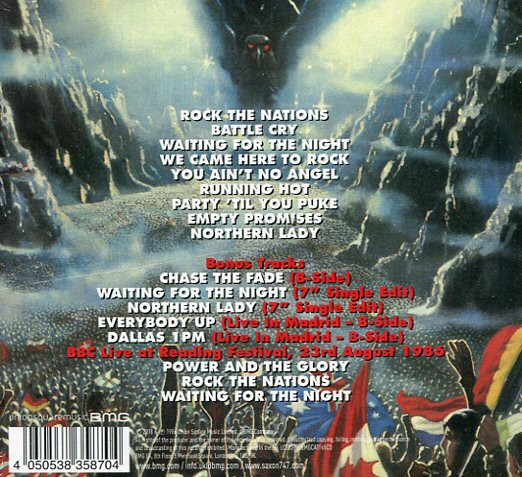 Saxon 'Rock The Nations' CD Expanded