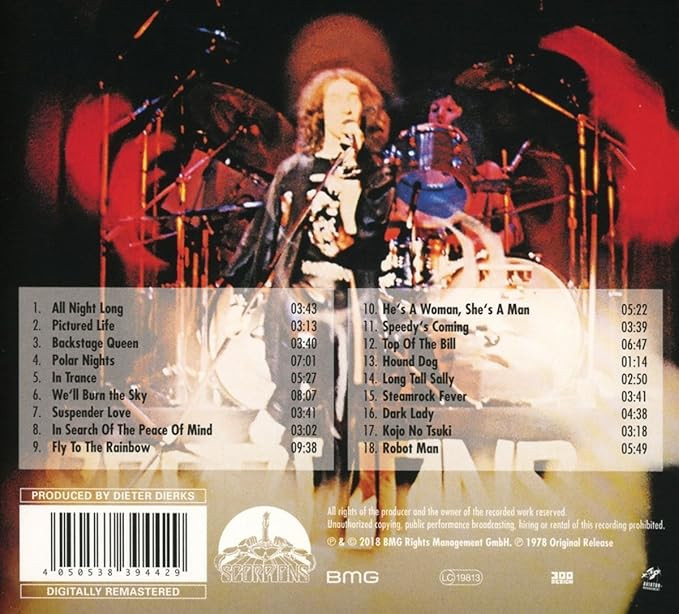 Scorpions 'Tokyo Tapes' CD