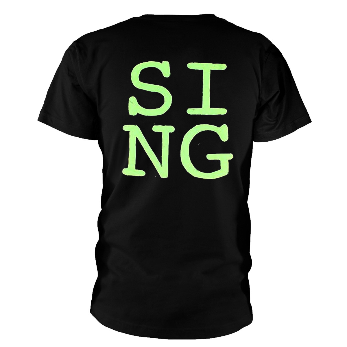 Ed Sheeran 'Multiply Pocket - Sing' (Black) T-Shirt BACK