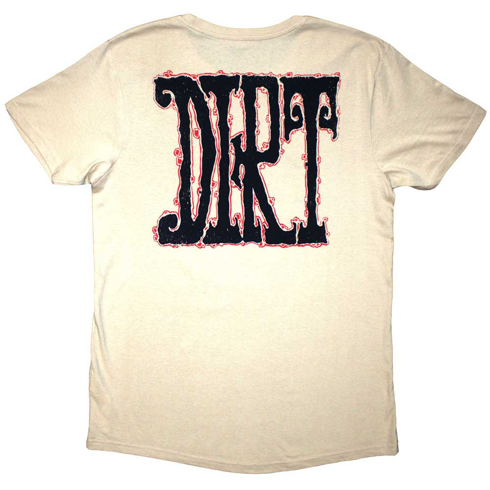 Alice In Chains 'Dirt' (Sand) T-Shirt BACK