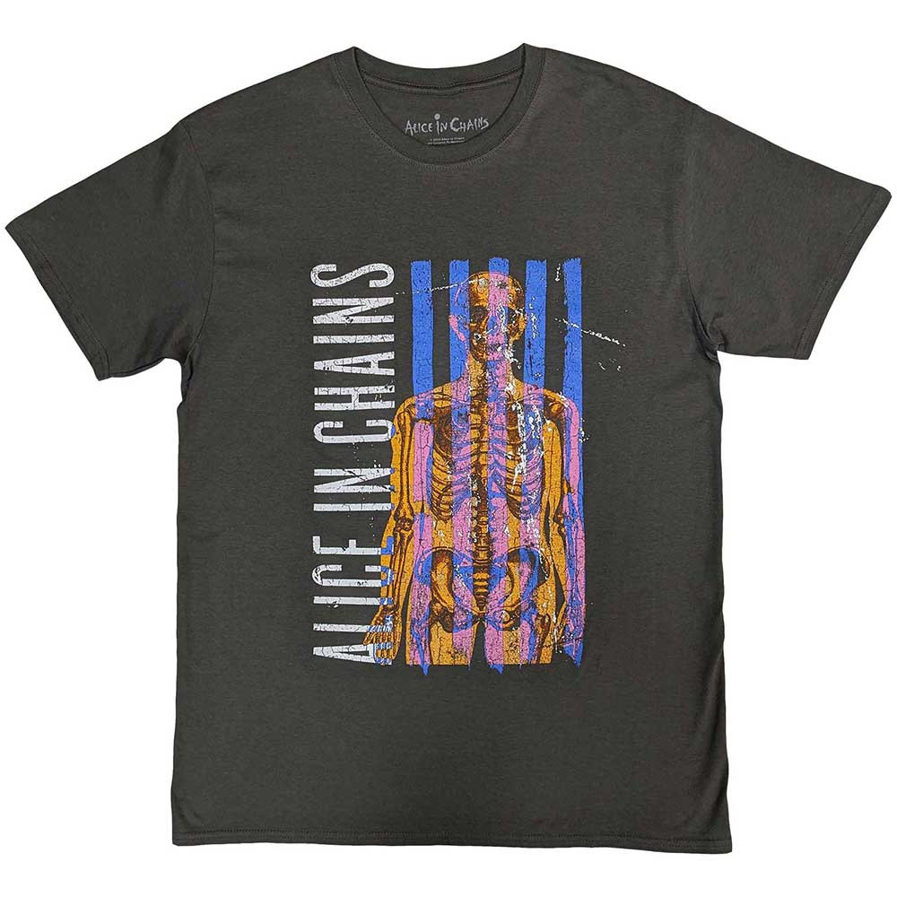 【レア！】Alice in Chains Tシャツ Alice In Chains 'Skeletal' (Charcoal) T-Shirt | Eyesore Merch