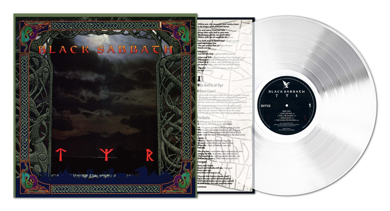 Black Sabbath 'Tyr' (2024 Remaster) LP Ultra Clear Vinyl