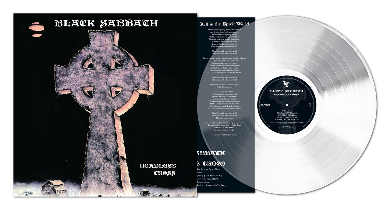 Black Sabbath 'Headless Cross' (2024 Remaster) LP Ultra Clear Vinyl