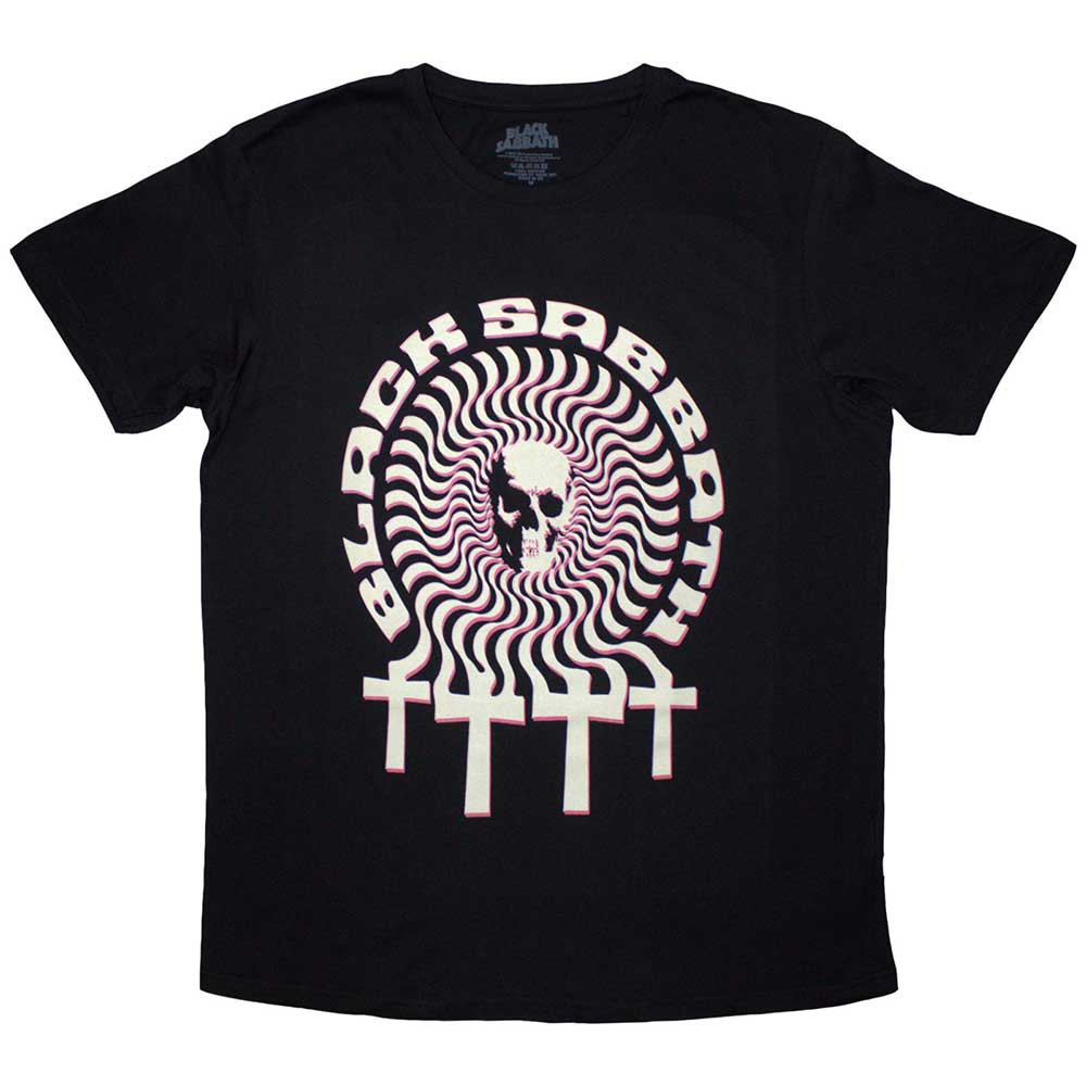 Black Sabbath 'Hypnotic Skull' (Black) T-Shirt