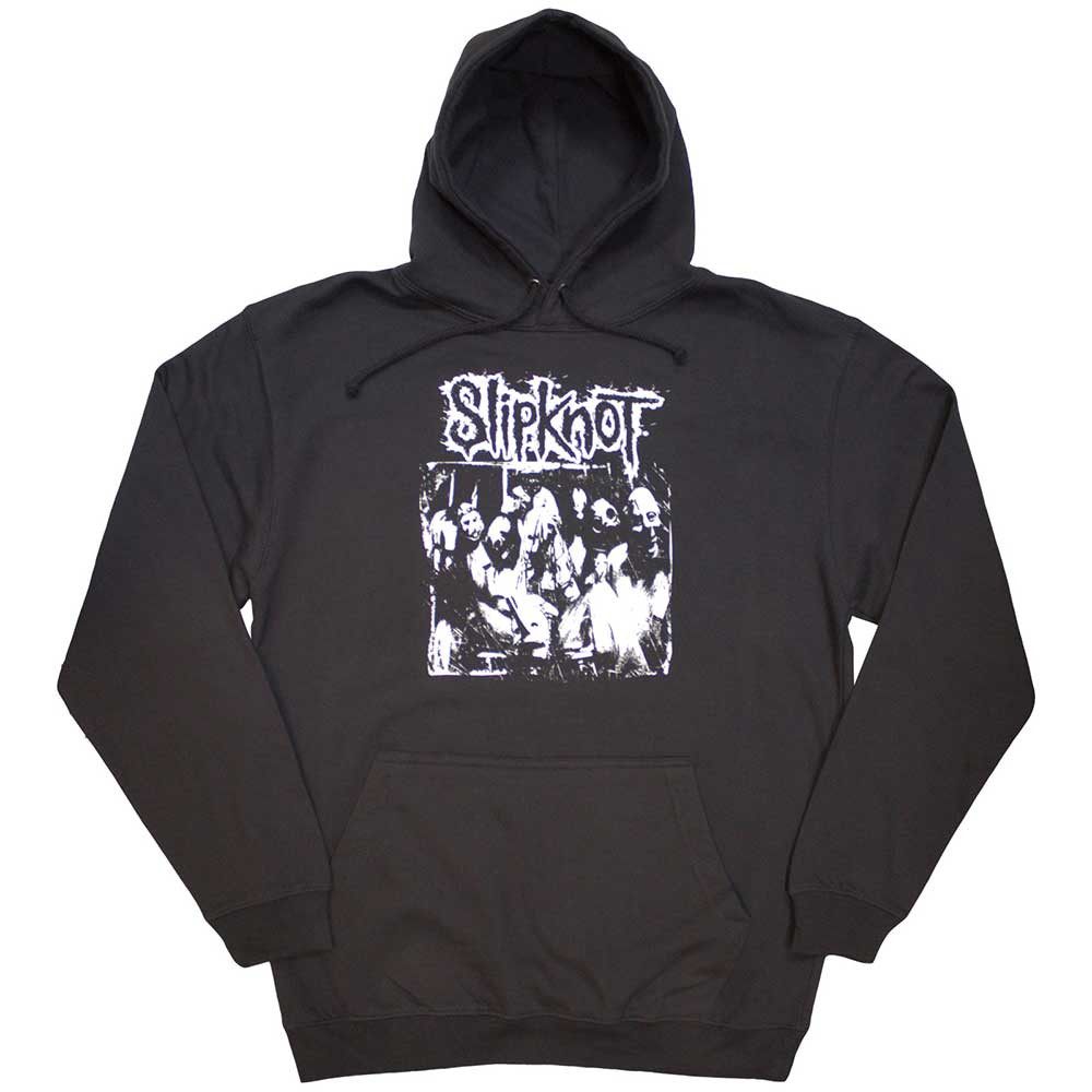 Slipknot 'Album Splatter' (Grey) Pull Over Hoodie