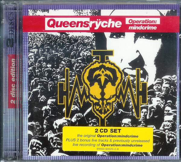 Queensryche 'Operation: Mindcrime' 2CD Jewel Case