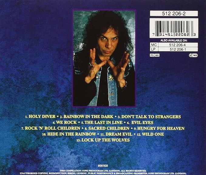 Dio 'Diamonds - The Best Of Dio' CD Jewel Case
