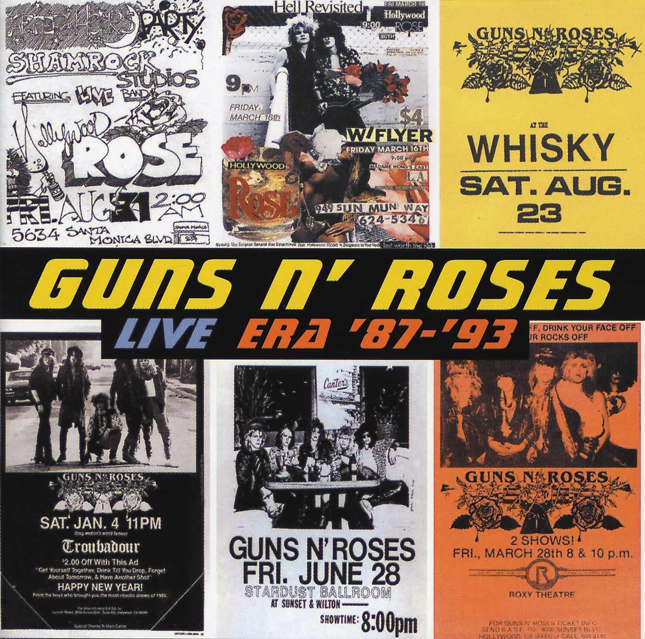 Guns N' Roses 'Live Era '87-'93' 2CD Jewel Case