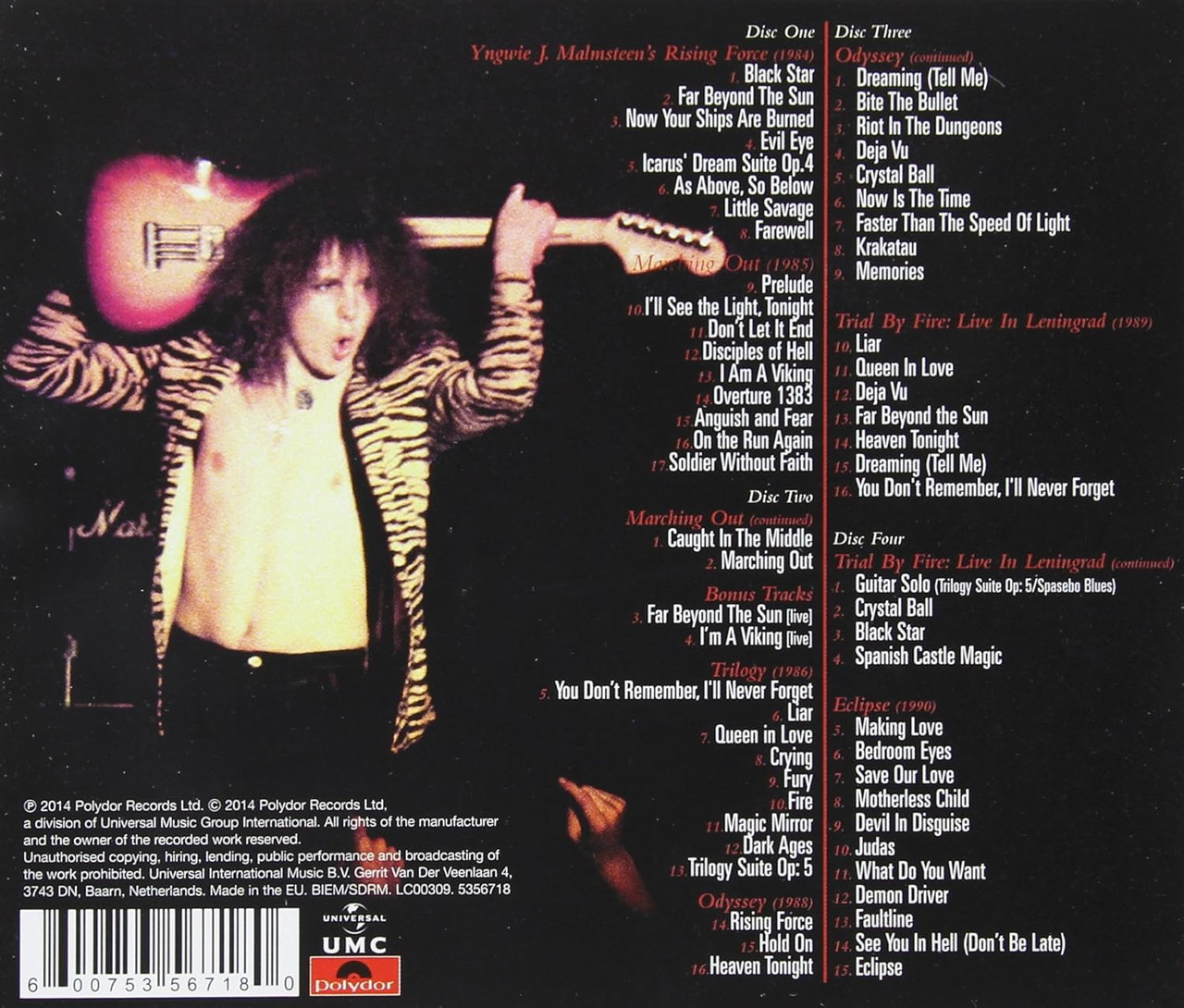Yngwie Malmsteen & Rising Force 'Now Your Ships Are Burned: The