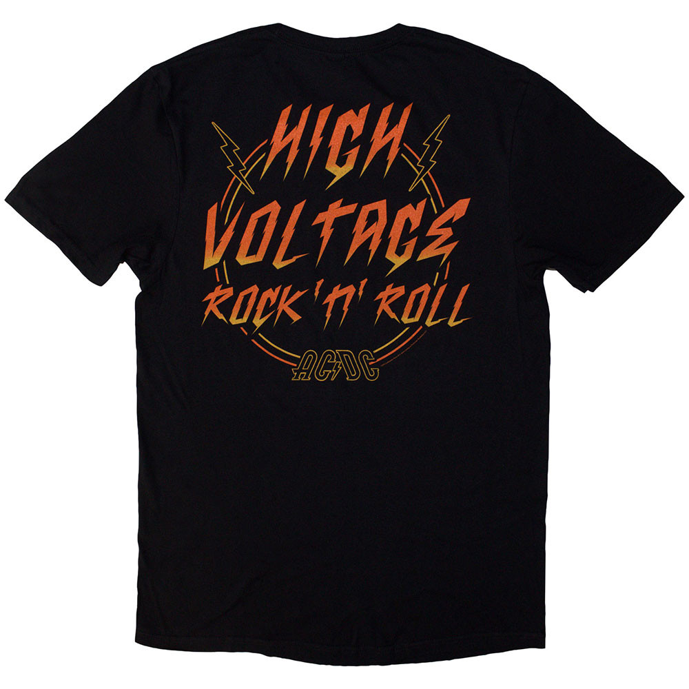 AC/DC 'High Voltage RnR' (Black) T-Shirt | Eyesore Merch