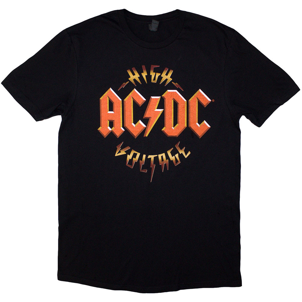 AC/DC 'High Voltage RnR' (Black) T-Shirt Eyesore Merch