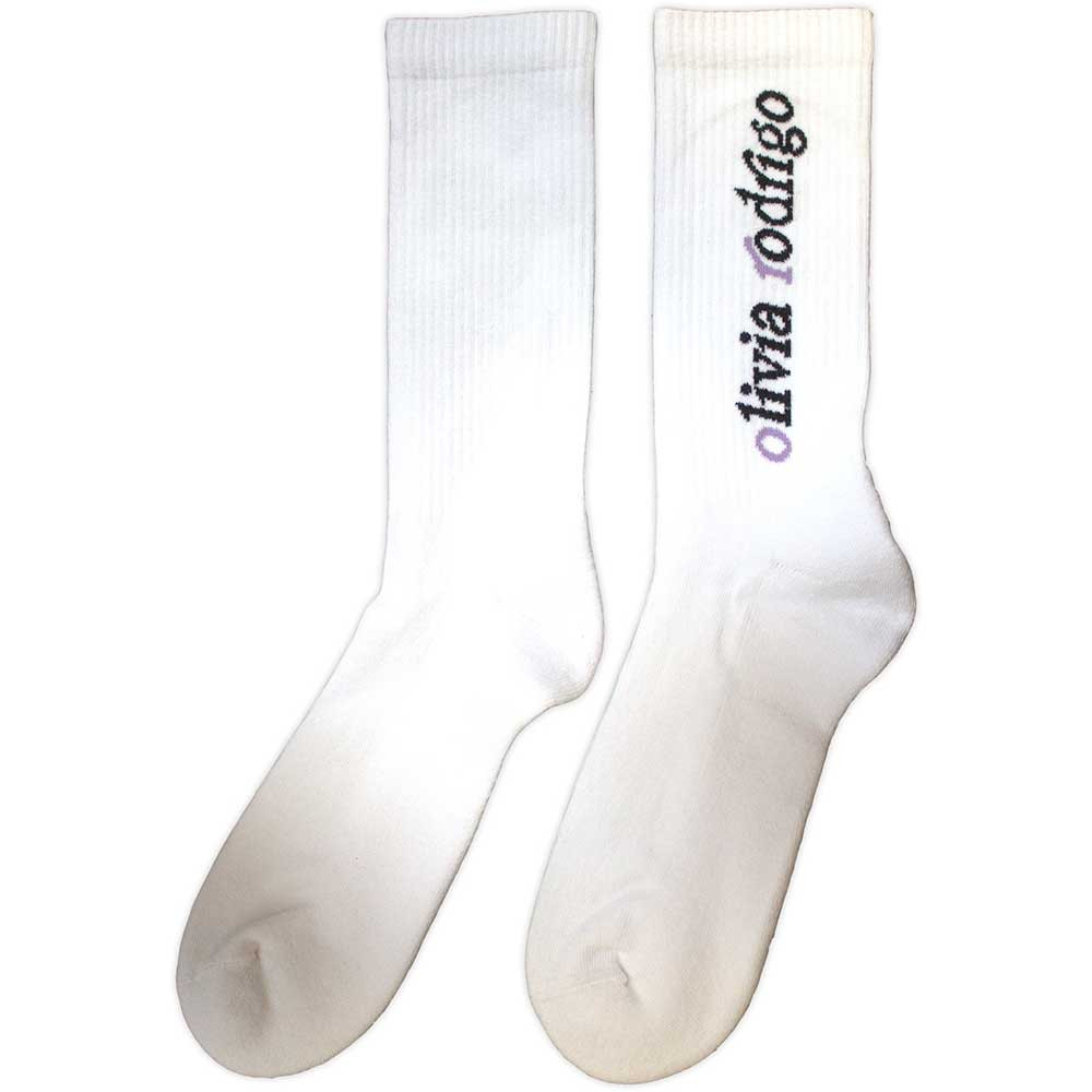 Olivia Rodrigo 'Spill Your Guts' (White) Socks (One Size = UK 7-11) BACK