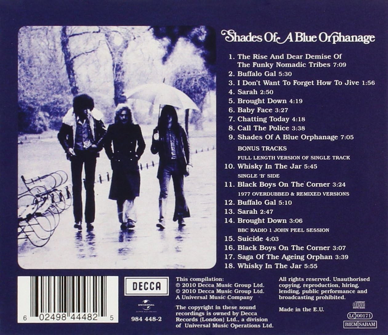 Thin Lizzy 'Shades of Blue Orphanage' CD Jewel Case