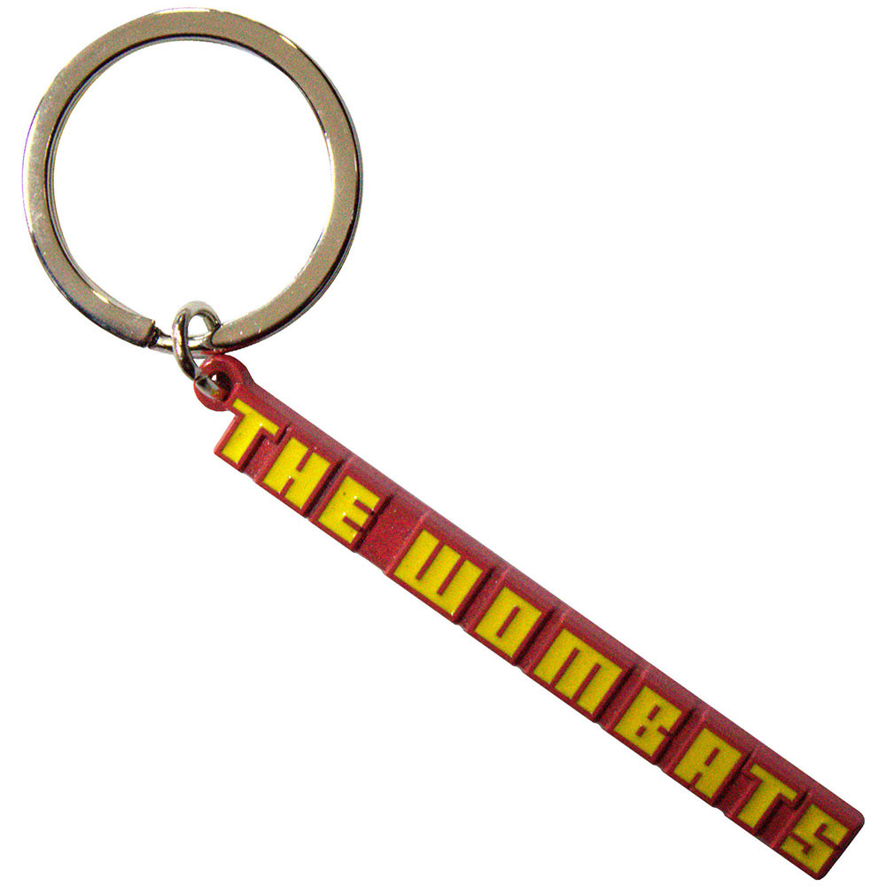 The Wombats 'Logo' Die Cast Keyring