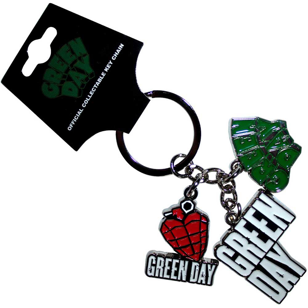 Green Day 'Logo Charms' Keyring