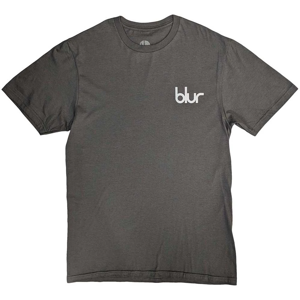 Blur 'Pocket Blur - Parklife' (Grey) T-Shirt