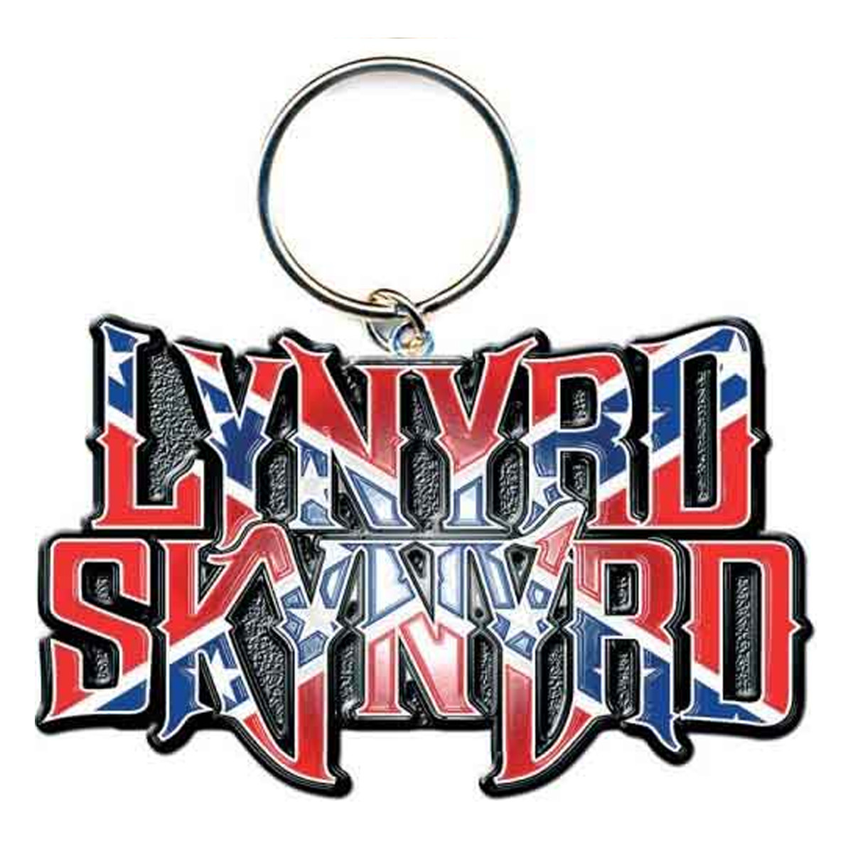 Lynyrd Skynyrd 'Flag Logo' Keyring