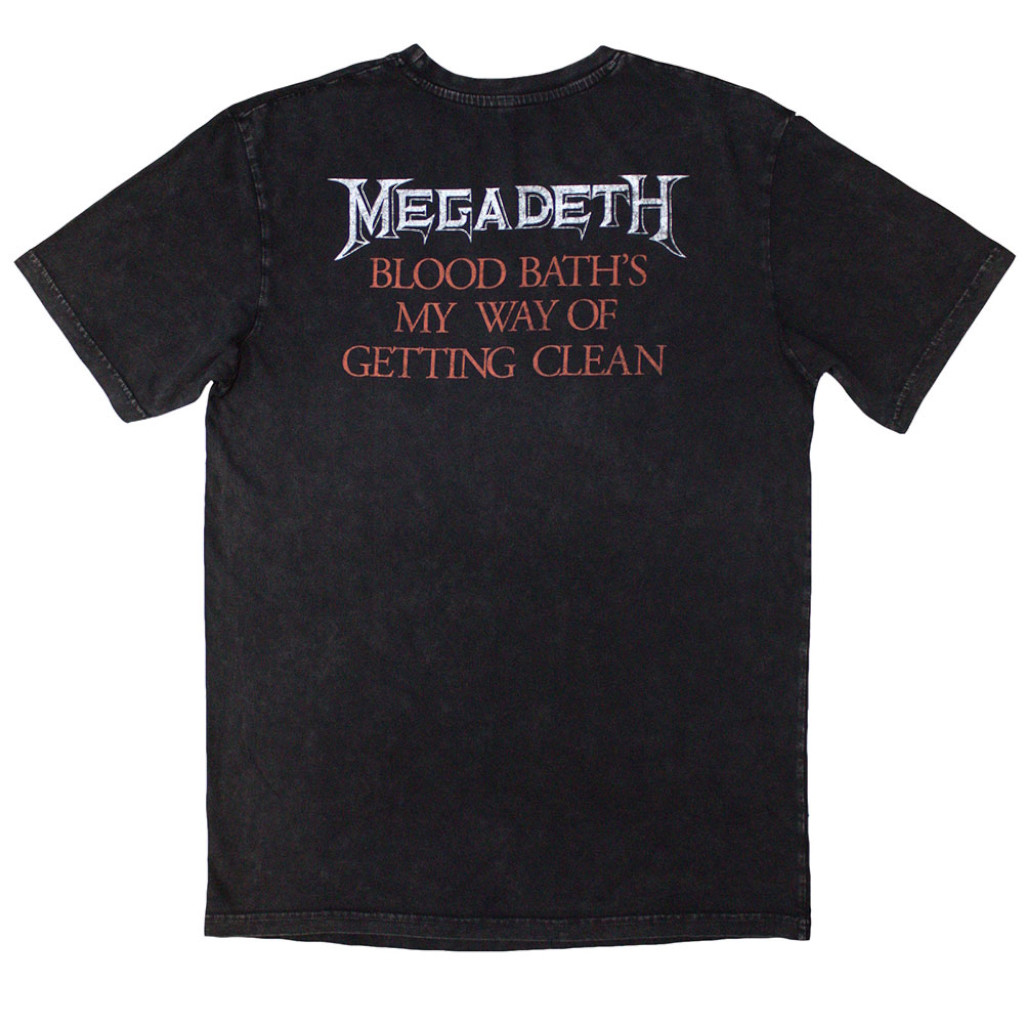 Megadeth 'Black Friday' (Stone Wash) Limited Edition T-Shirt