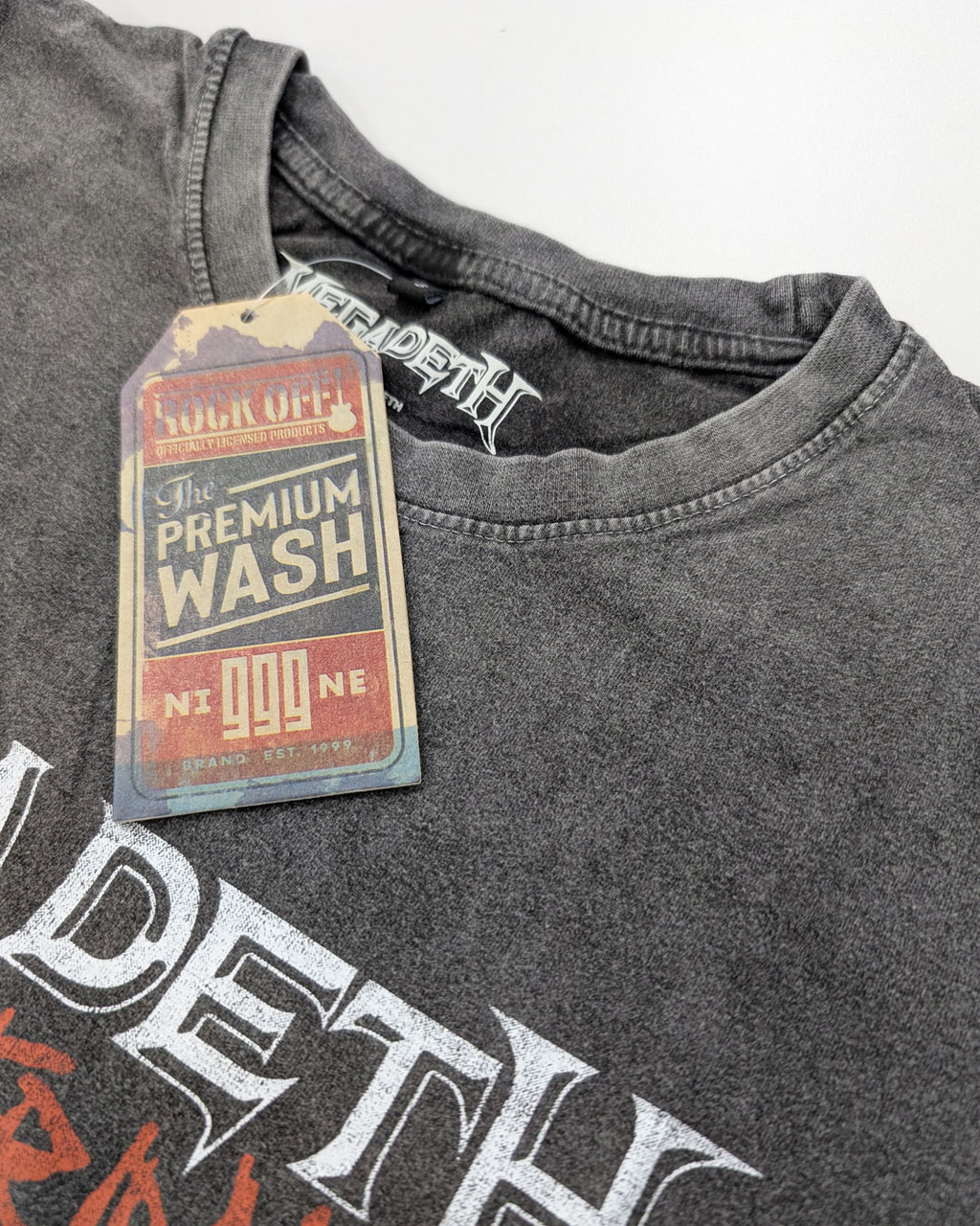 Megadeth 'Black Friday' (Stone Wash) Limited Edition T-Shirt