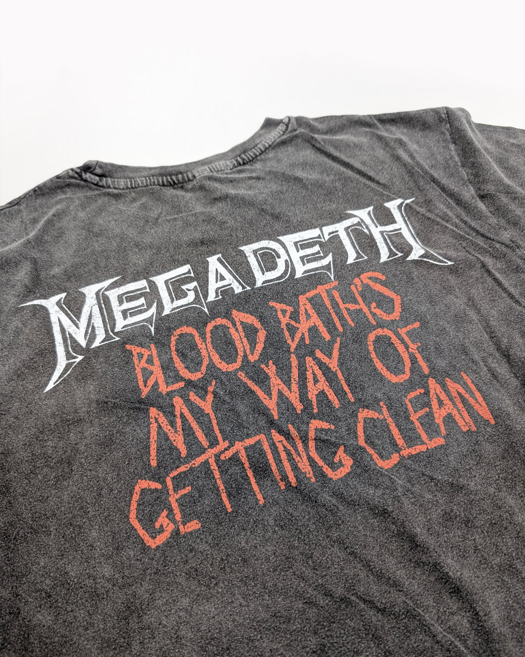Megadeth 'Black Friday' (Stone Wash) Limited Edition T-Shirt