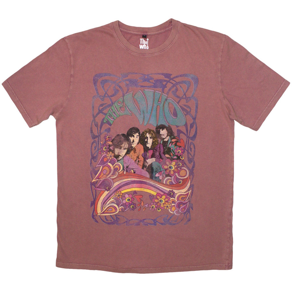 The Who 'Psych Floral' (Stone Wash) Limited Edition T-Shirt
