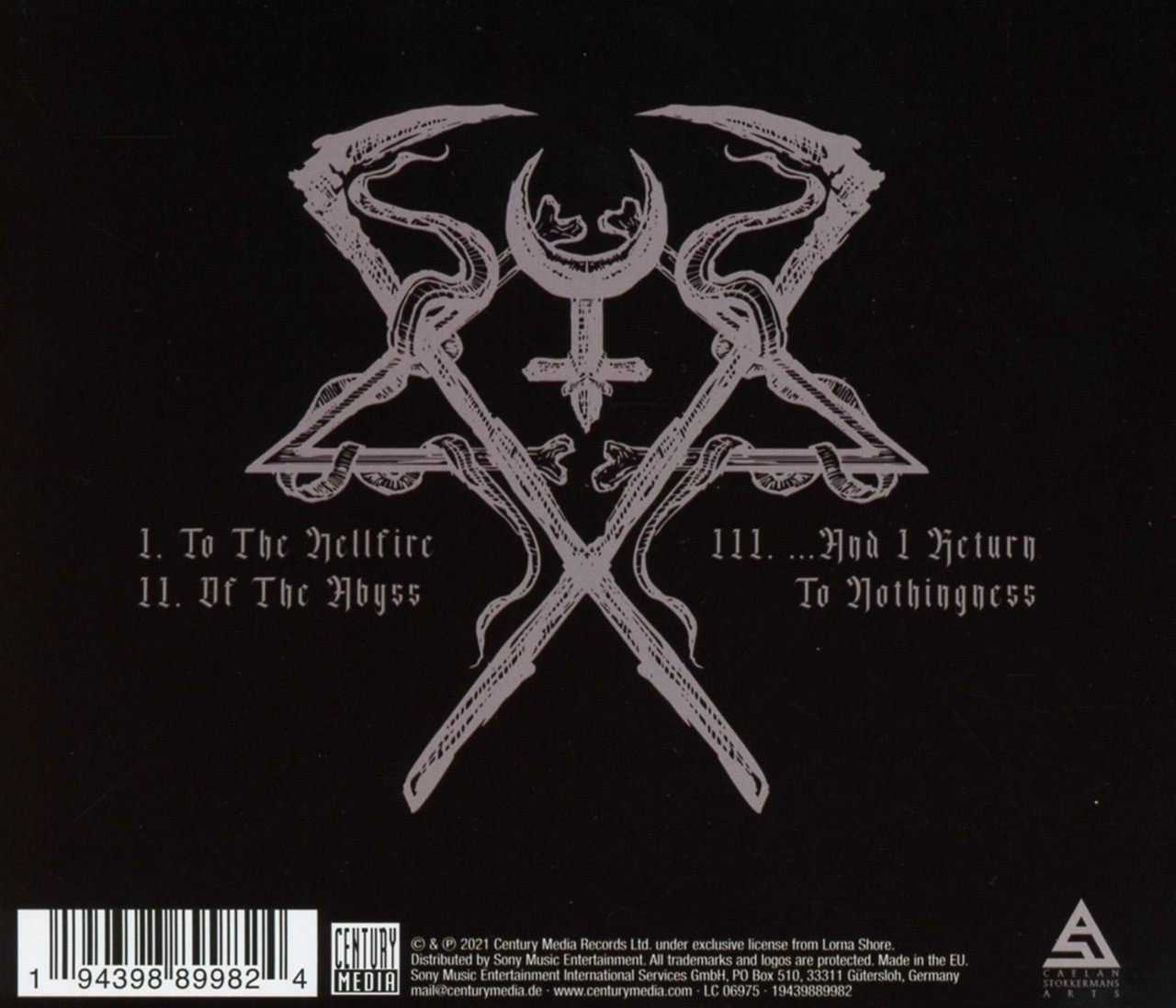 Lorna Shore 'And I Return To Nothingness' CD Jewel Case