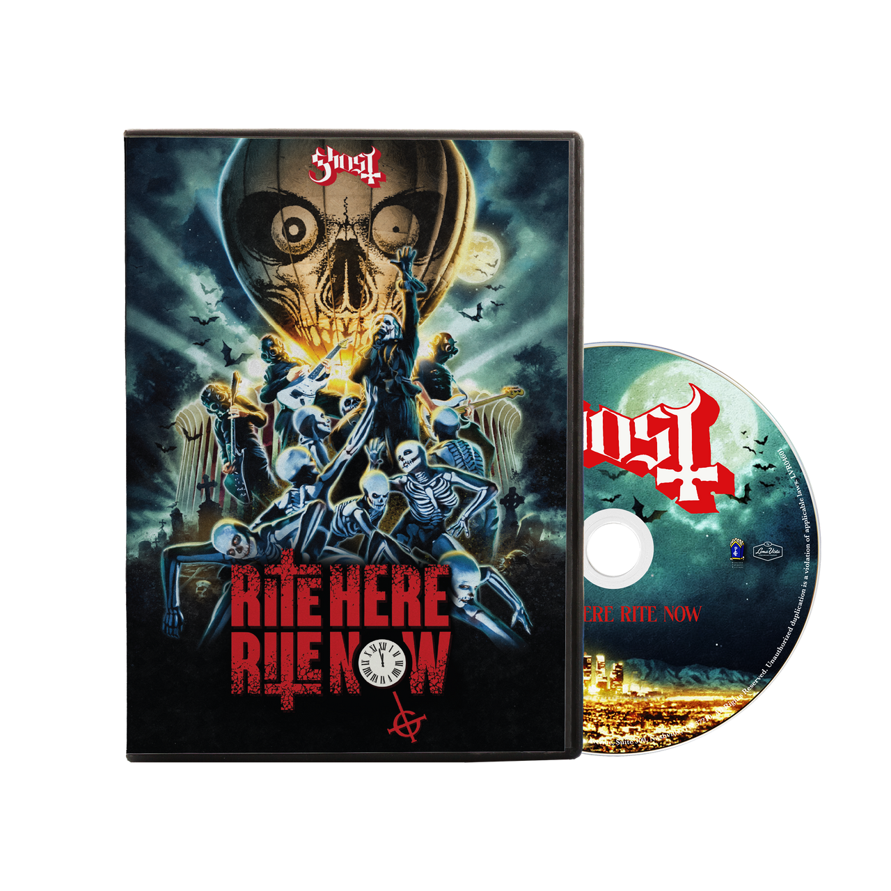 Ghost 'RITE HERE RITE NOW' DVD