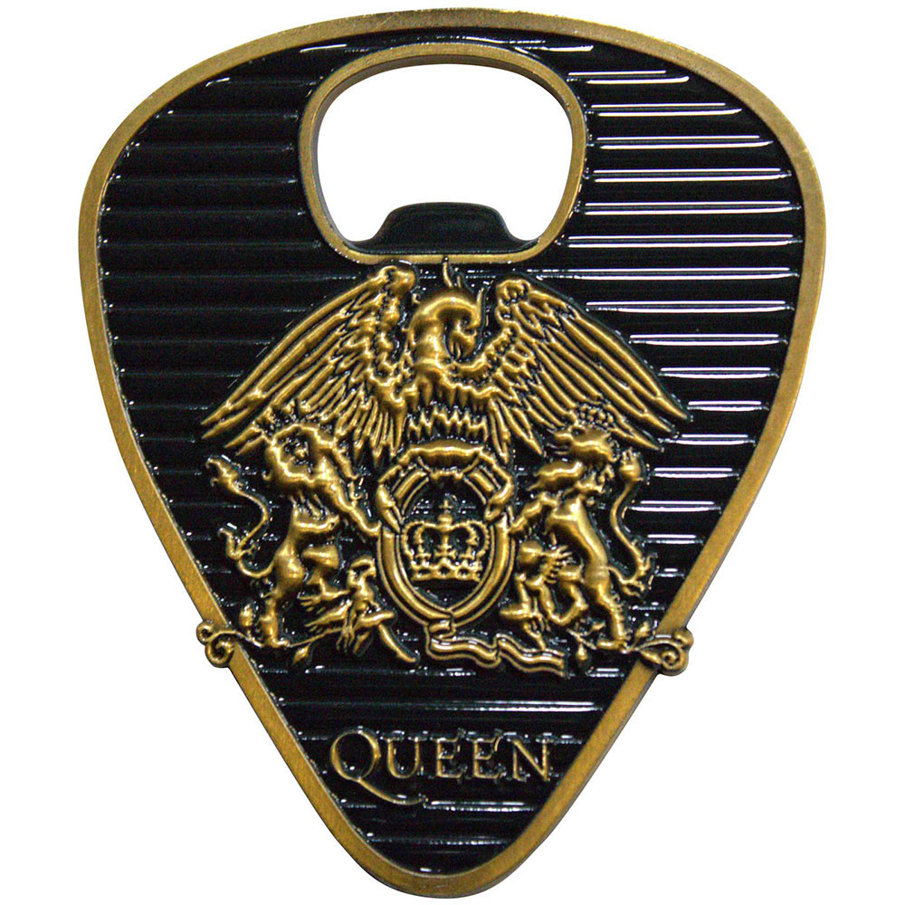 Queen 'Gold Crest Plectrum' Bottle Opener