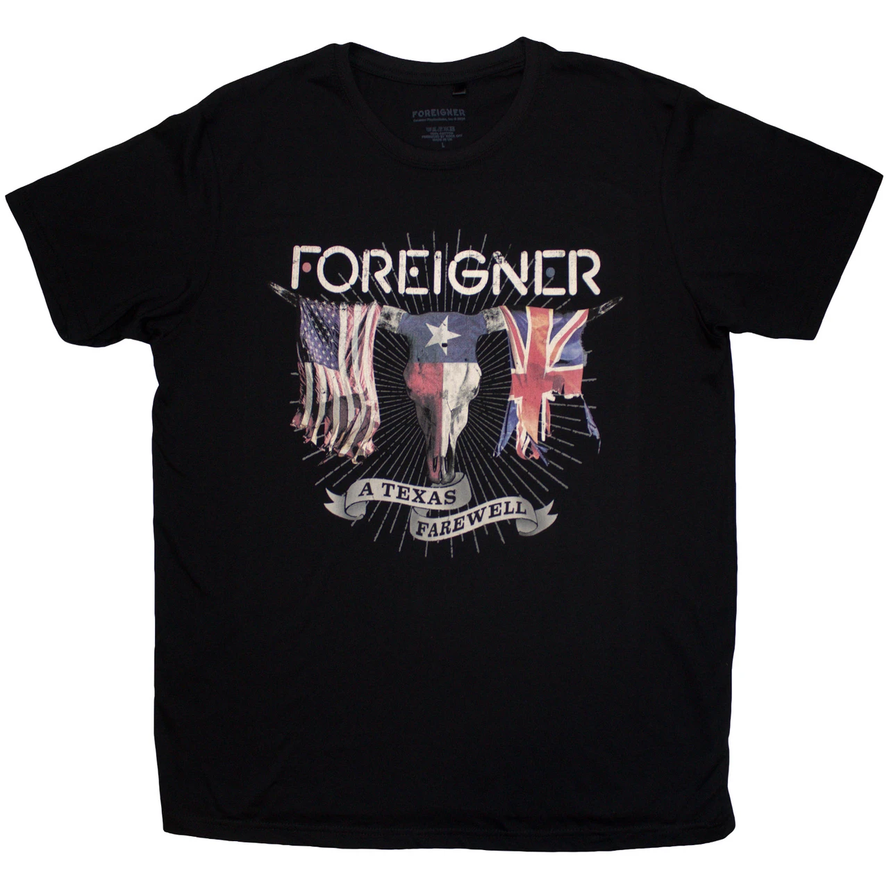 Foreigner 'Texas Farewell' (Black) T-Shirt