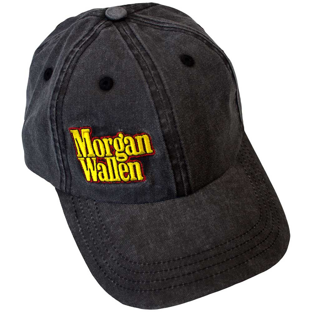 Morgan Wallen 'Stacked Logo Side' (Grey) Baseball Cap