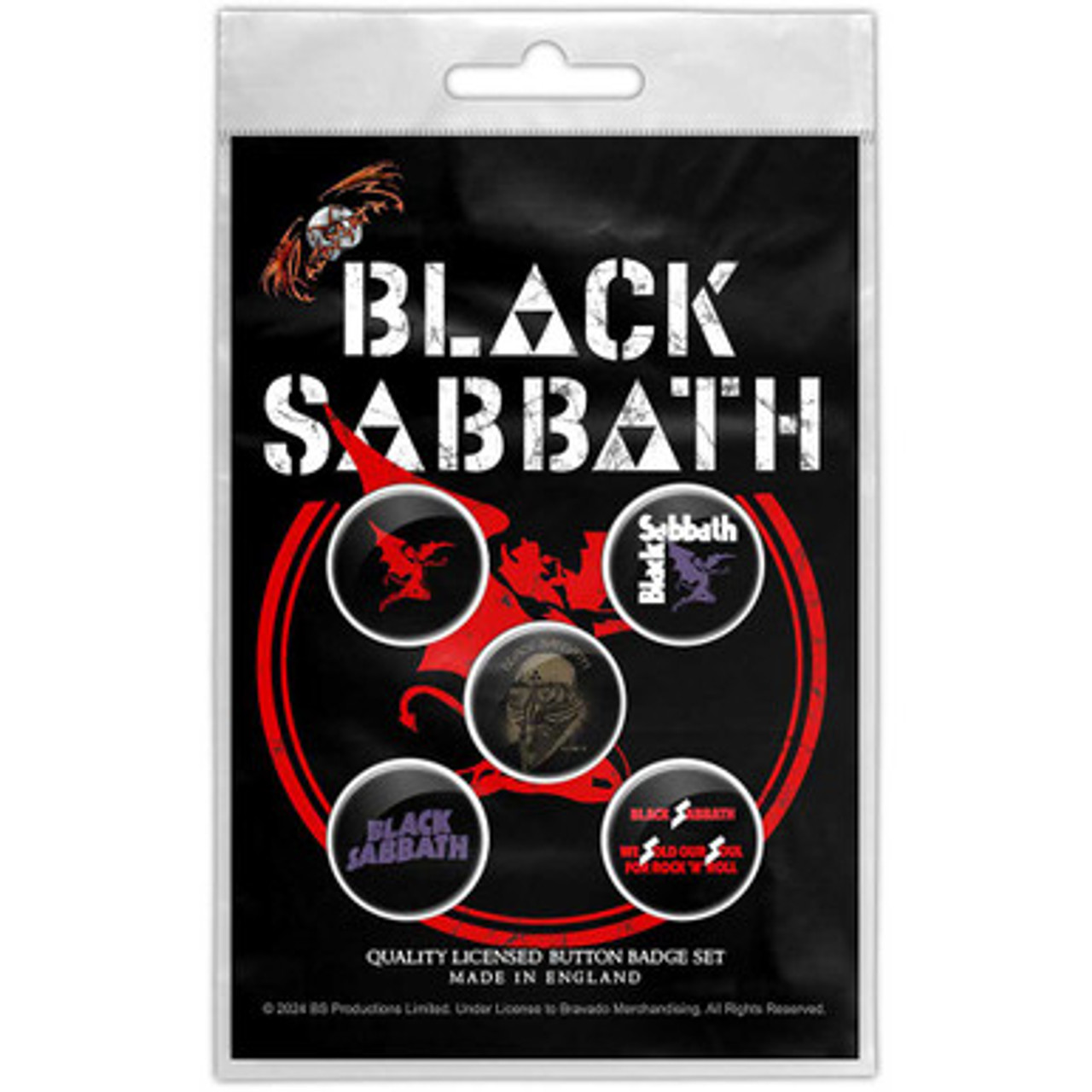 Black Sabbath 'Head To Toe' Box Set - T-Shirt Hat Socks & Accessories