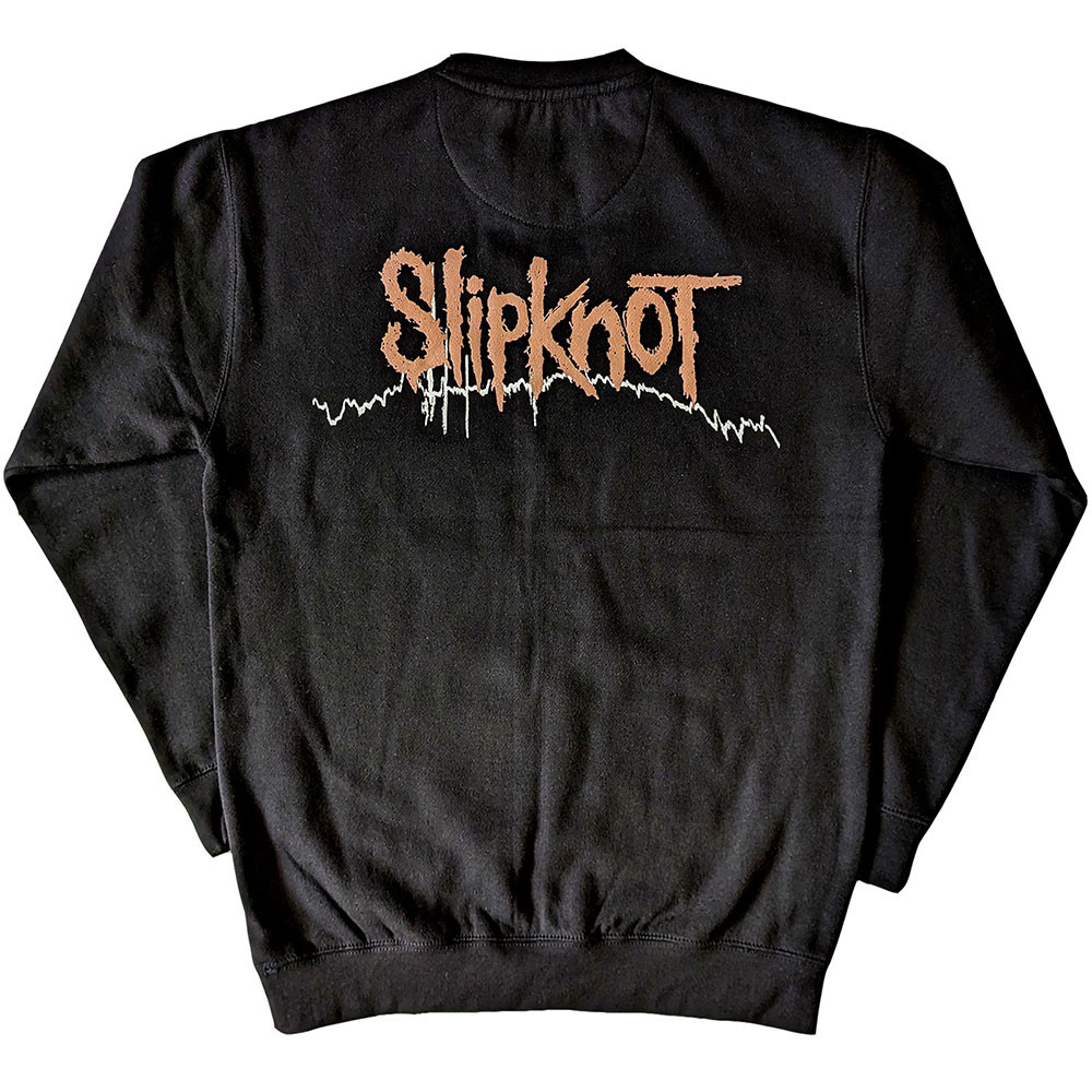 Slipknot 'The End So Far Faces & Barcode' (Black) Sweatshirt BACK