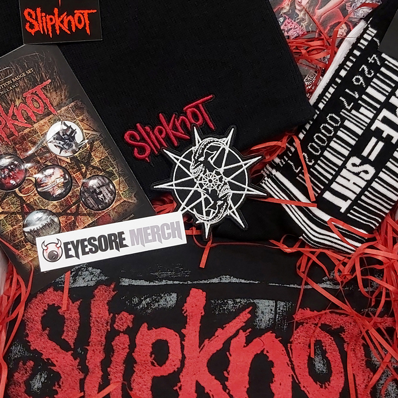Slipknot 'Head To Toe' Box Set - T-Shirt Hat Socks & Accessories