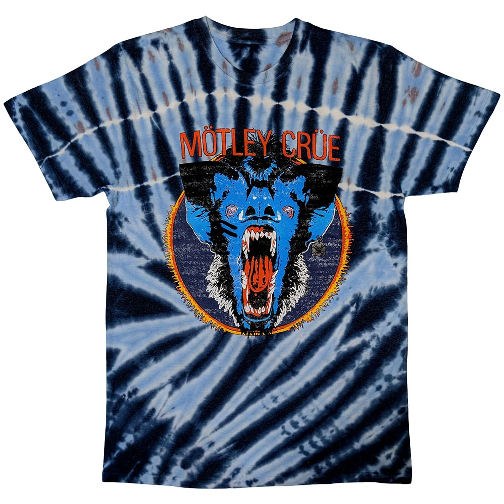 Motley Crue 'Screaming Animal' (Dye Wash) Eco T-Shirt