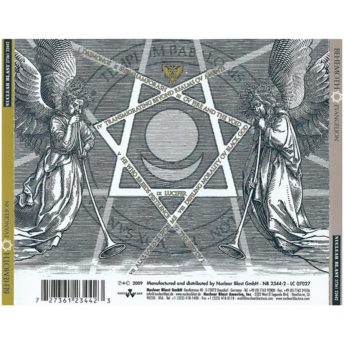 Behemoth 'Evangelion' CD