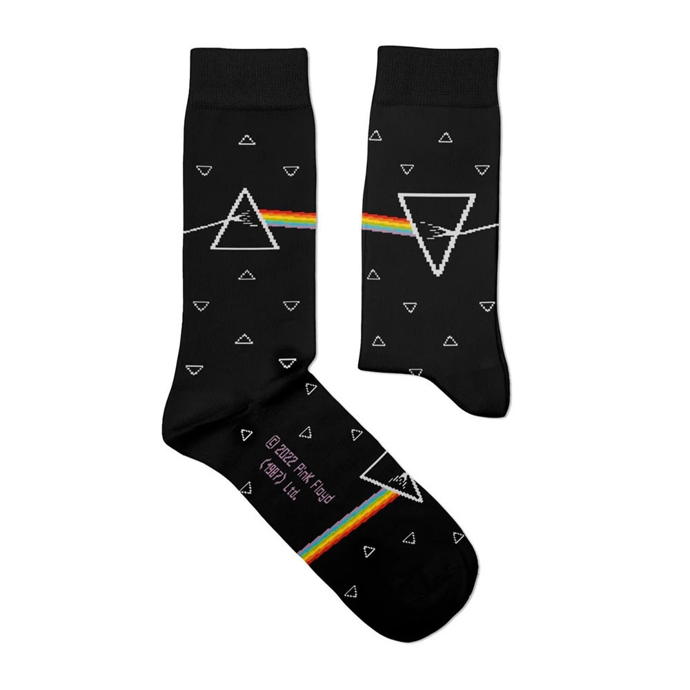 Pink Floyd 'Dark Side Of The Moon' (Black) Socks