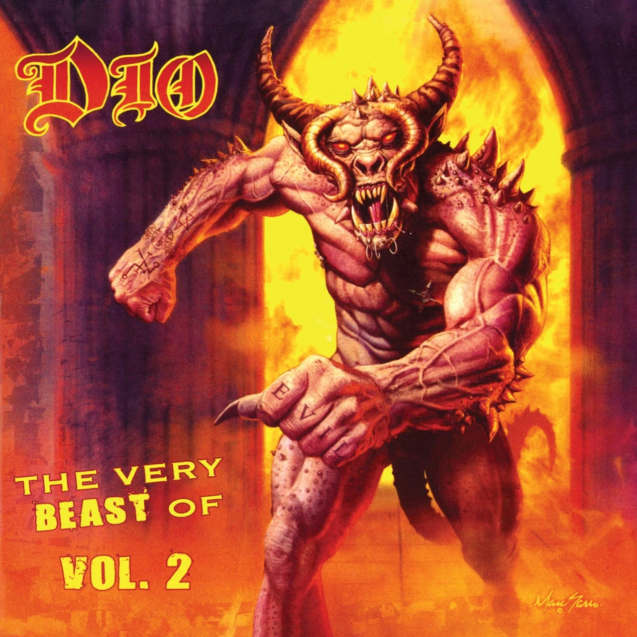 Dio 'The Very Beast Of Dio Vol.2' 2LP 'Dragon's Fire' Orange Red Vinyl