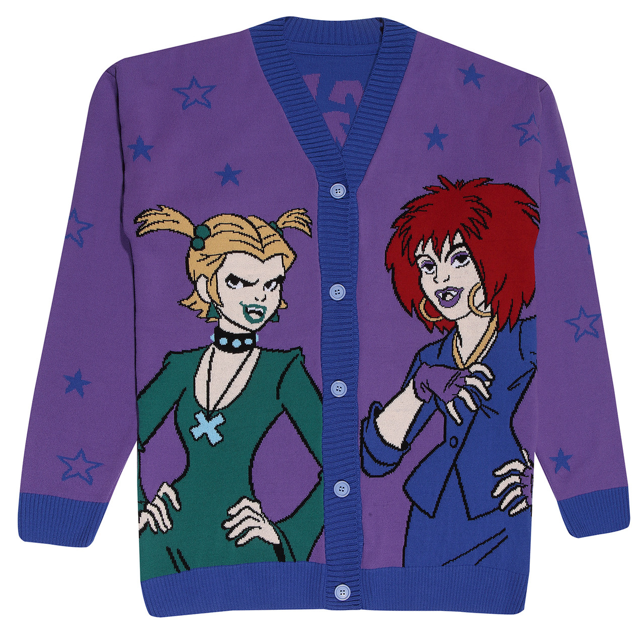 Scooby-Doo 'Hex Girls' (Multicoloured) Knitted Cardigan