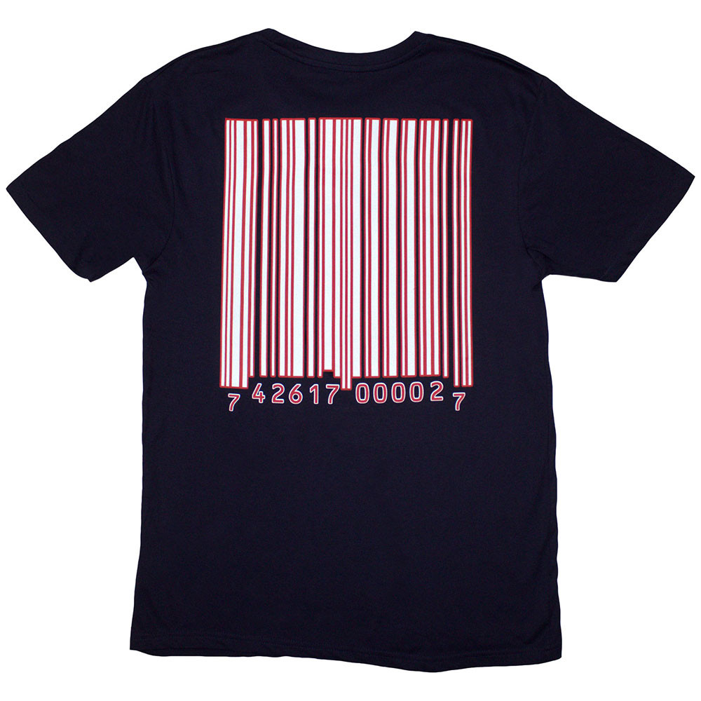 Slipknot 'Barcode' (Blue) T-Shirt BACK
