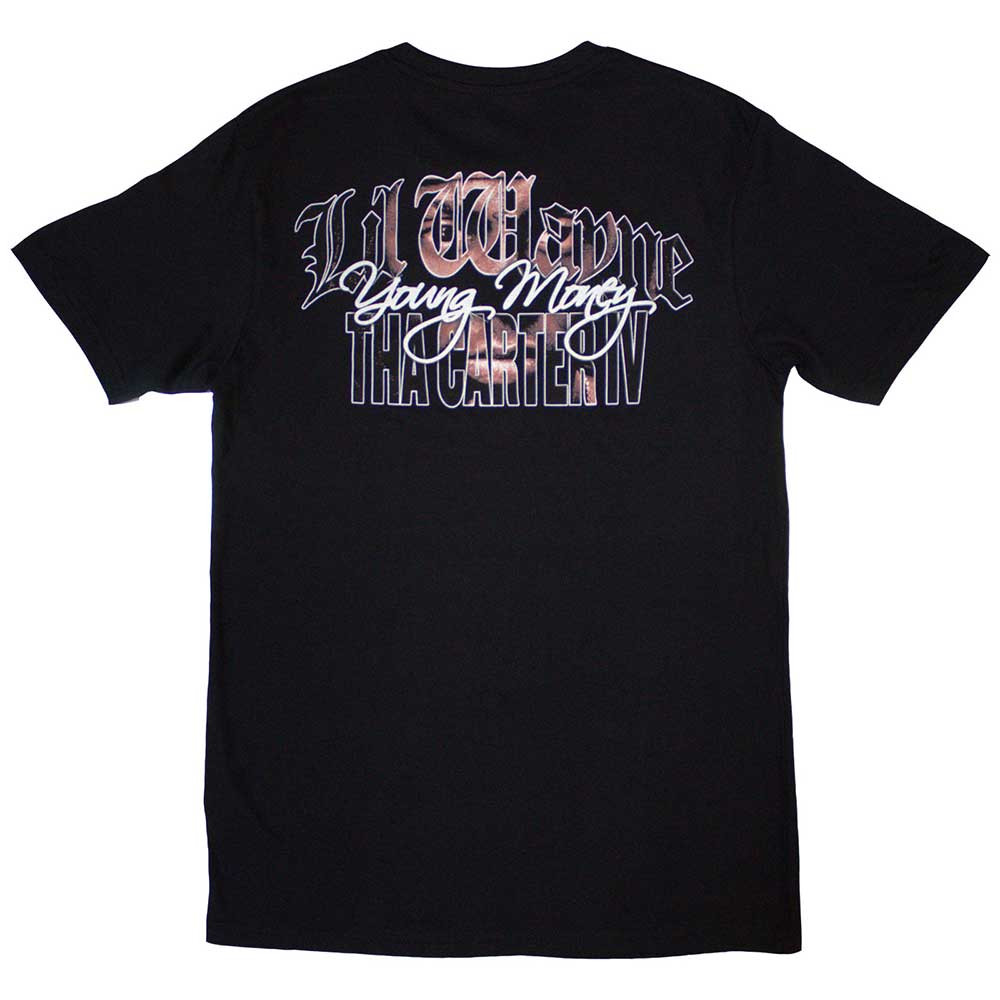 Lil Wayne 'Face Infill' (Black) T-Shirt BACK