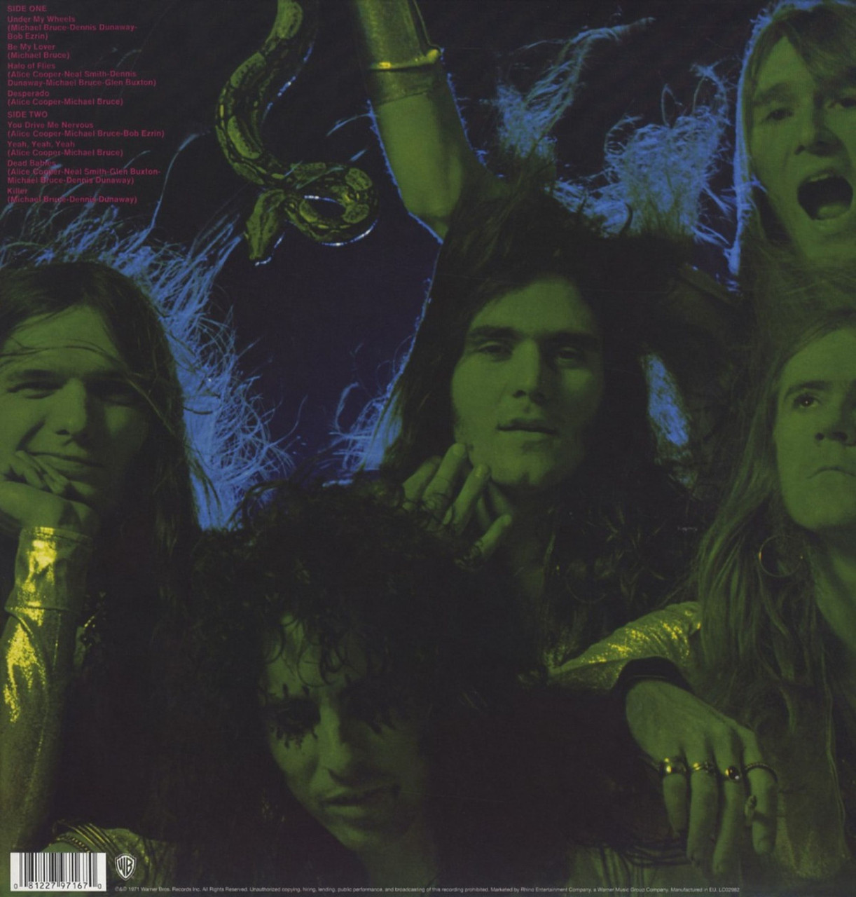 Alice Cooper 'Killer' LP 180g Gatefold Black Vinyl