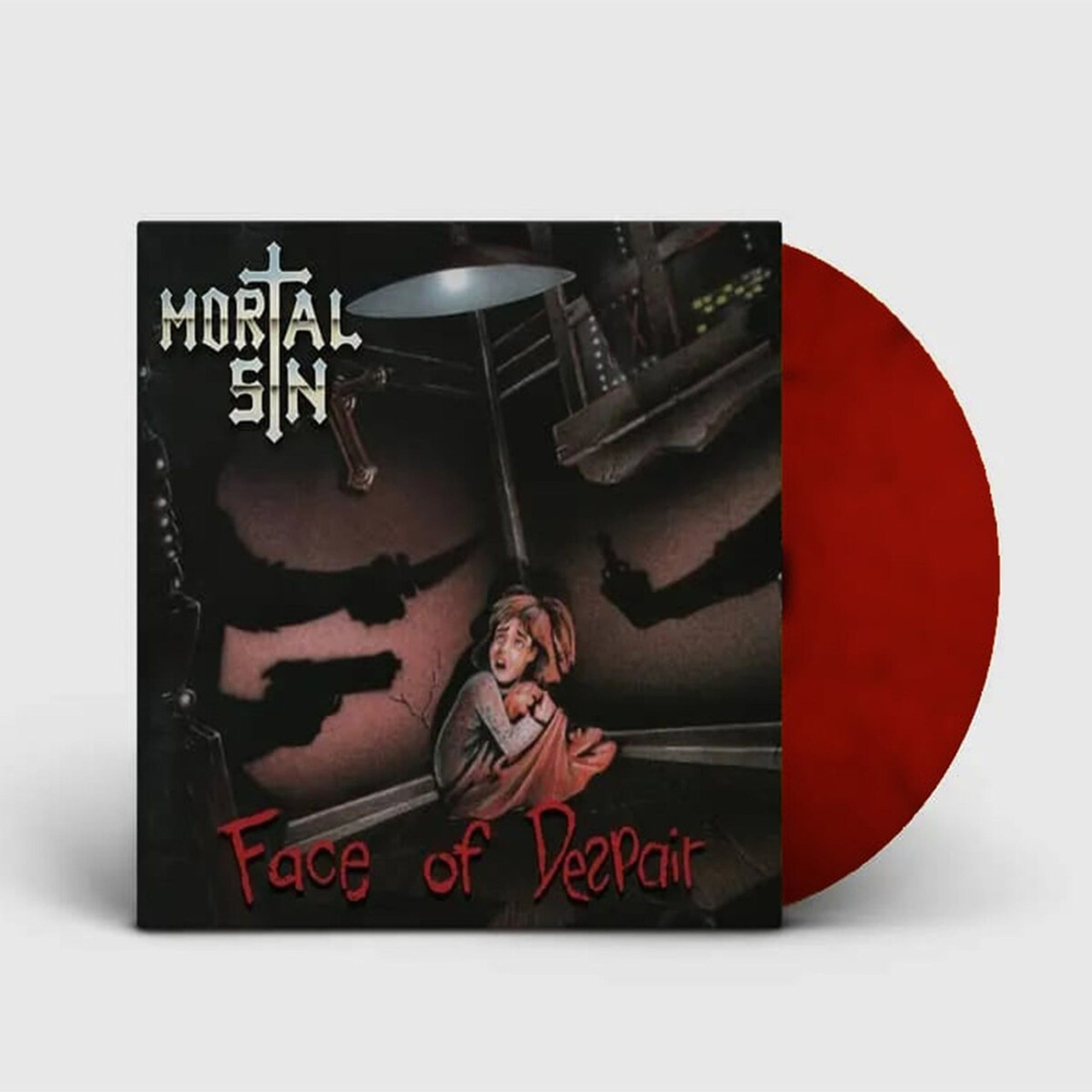 Mortal Sin 'Face of Despair' LP Red Vinyl