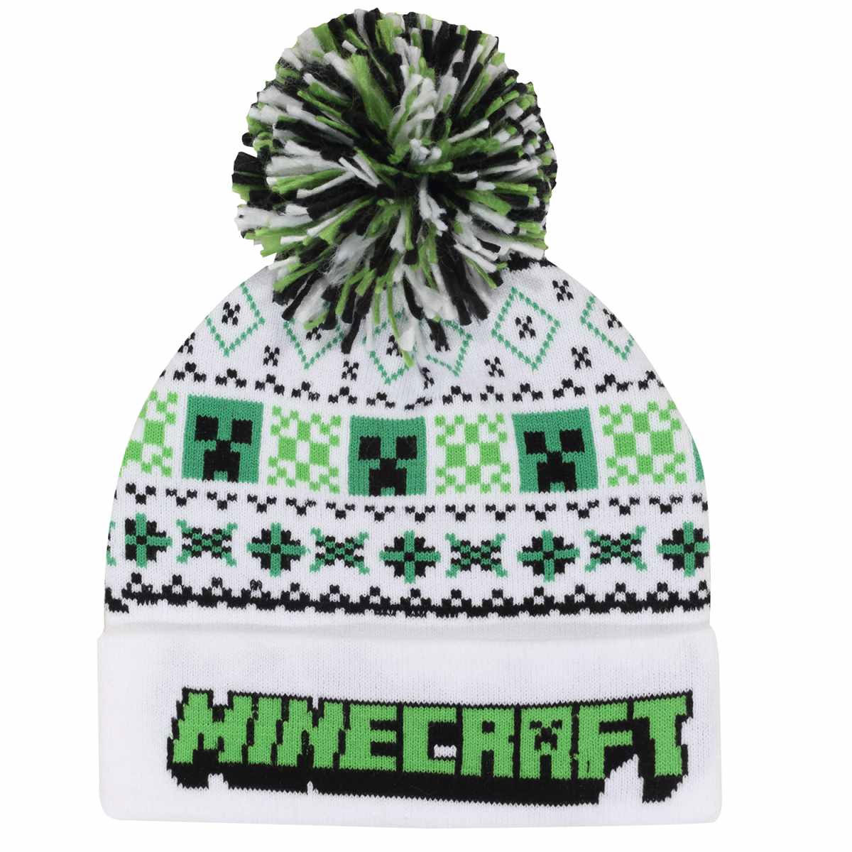 Minecraft Ruffle Hat Minecraft Knit Hat